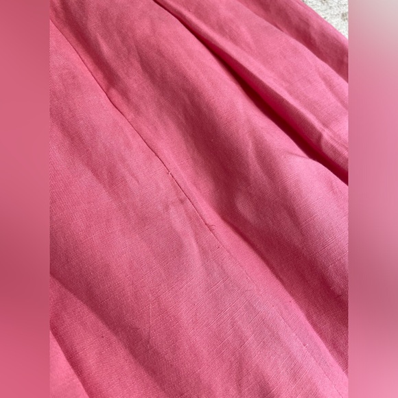 Ann Taylor Petite fit and flare Linen dress size 2P - Picture 9 of 12